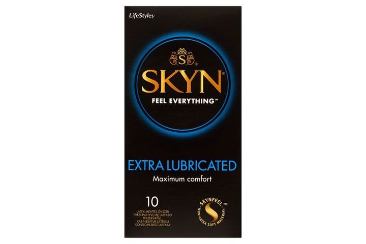 LifeStyles Skyn Extra Lubricated latexmentes óvszer 10 db