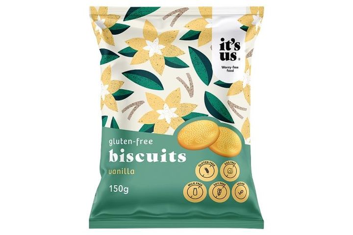 It's Us gluténmentes vaníliás omlós keksz 150 g