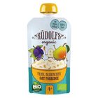 Rudolfs BIO pouch Pear. blueberry. whole grain oatmeal | 110 g