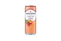 San Pellegrino Peach-Clementine Zero barack és mandarin ízű szénsavas üdítőital 330 ml