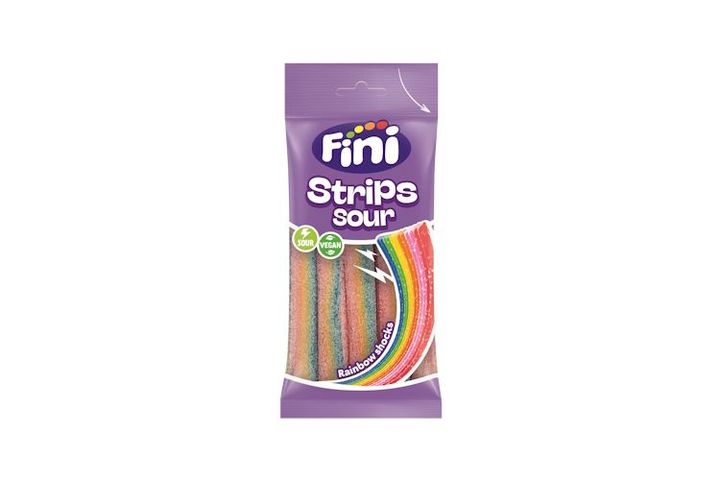 Fini Strips szivárvány gumicukor 80 g