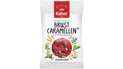 Kaiser Brust Caramellen® gyógynövényes torokcukorka cukormentes 75 g