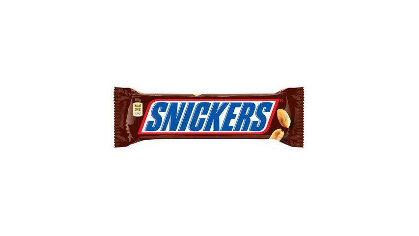 Snickers karamellás földimogyorós krémes szelet földimogyoró darabokkal tejcsokoládéba mártva 50 g