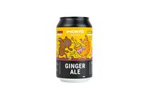 MONYO Ginger Ale Craft Soda 0.0% gyömbérízű alkoholmentes üdítőital 0,33 l