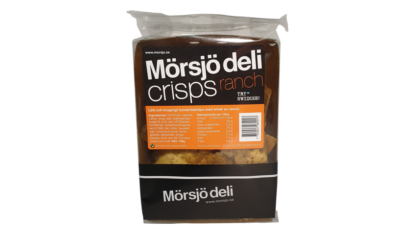 Mørsjø Deli Tunnbrødchips Ranch | 120g