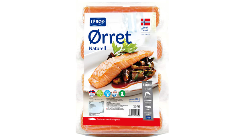 Lerøy Ørretfilet u/Skinn Fryst | 4 x 125g