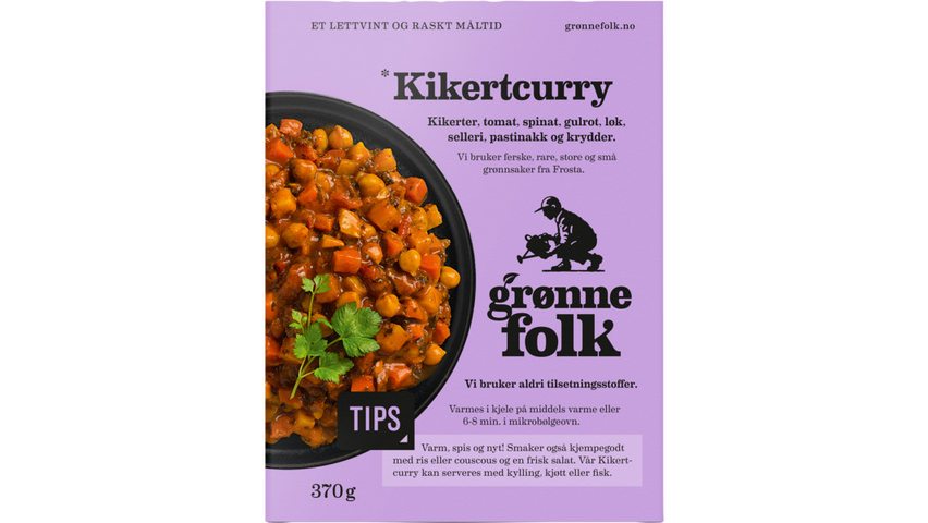 Grønne Folk Kikertcurry | 370g