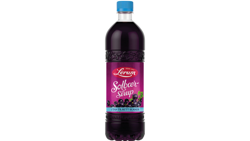 Lerum Solbærsirup u/sukker | 0.75l