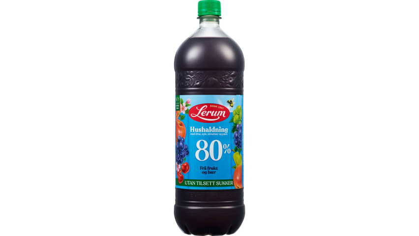 Lerum Husholdningssaft u/Tilsatt Sukker | 1.5l