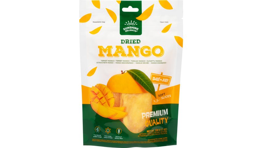 Sunshine Delights Tørket Mango | 200g