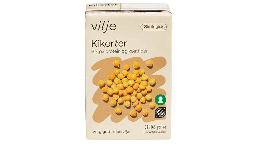 Vilje Kikerter Økologisk | 380g