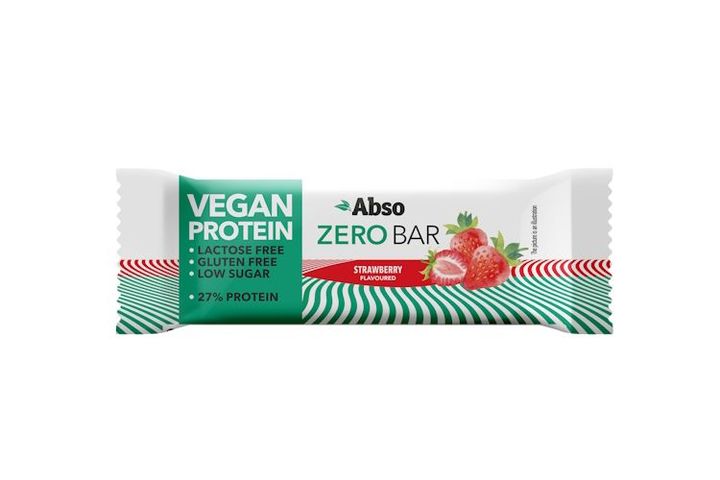 AbsoBar Zero - Strawberry, Vegan Protein Bar - 40 g