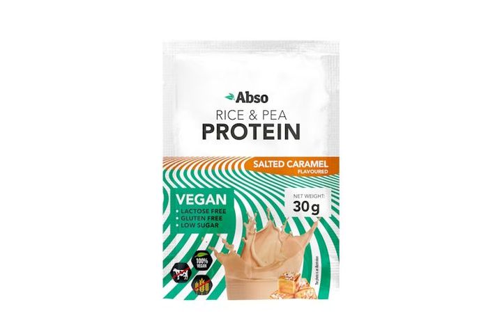AbsoRICE protein por Sós karamell vegán vegán fehérjepor - 30 g