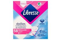 Libresse Dailies V-Protection & Freshness Regular tisztasági betét 58 db