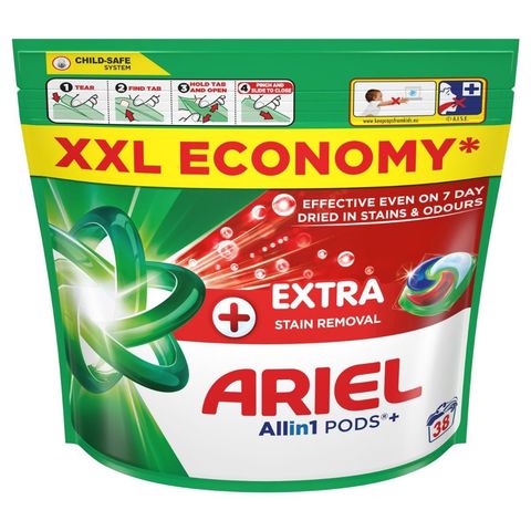 Ariel Gel Capsules Extra Hygiene | 38 capsules