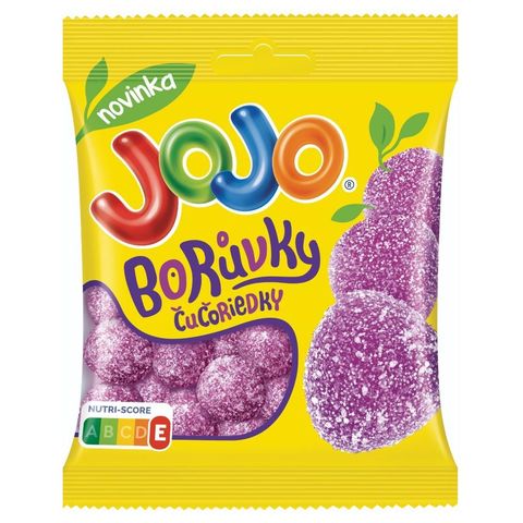 Jojo Borůvky želé bonbóny s borůvkovou příchutí | 80 g
