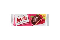 Roshen Lovita Jelly Cookies málna ízű zselével töltött teasütemény kakaós bevonattal 135 g
