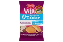 Detki Vital omlós kókuszos keksz hozzáadott cukor nélkül, édesítőszerekkel 180 g
