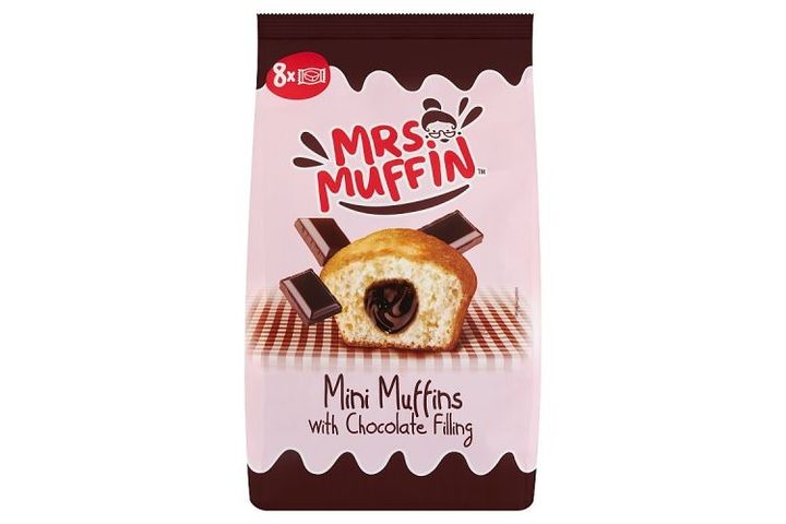 Mrs. Muffin mini muffinok kakaókrémes töltelékkel 200 g