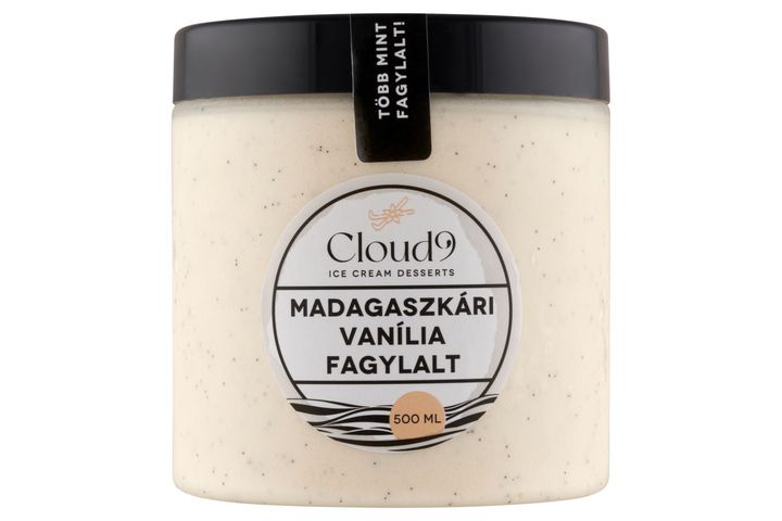 Cloud 9 madagaszkári vanília fagylalt 500 ml