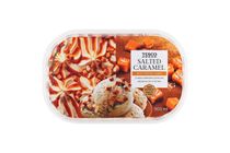 Tesco sós karamell ízű jégkrém sós karamell ízű szósszal és karamelldarabokkal 900 ml