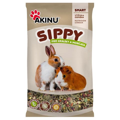 Akinu SIPPY DELUXE Krmivo pro králíky a morčata | 400 g