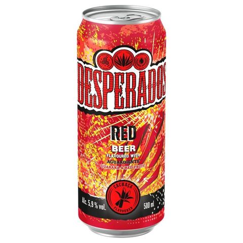 Desperados Red flavored beer tin | 500 ml