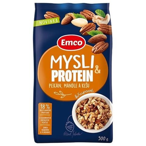 Emco Mysli proteinové pekan, mandle a kešu | 500 g