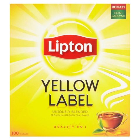 Lipton Yellow Label černý aromatizovaný čaj 100 sáčků | 200 g