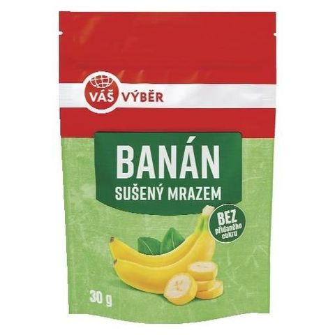 Váš Výběr Banán mrazem sušený | 30 g