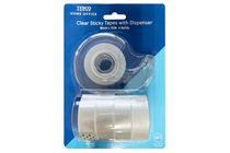 Tesco Home Office átlátszó ragasztószalag adagolóval 18 mm x 30 m + 4 db utántöltő