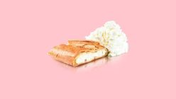 Topfenstrudel mit Schlag