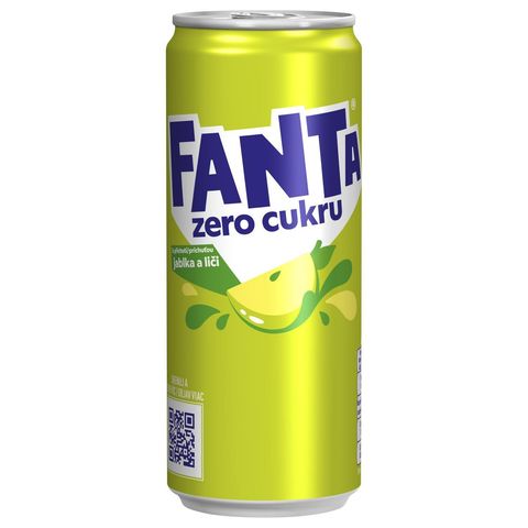 Fanta Zero Jablko & liči | 330 ml