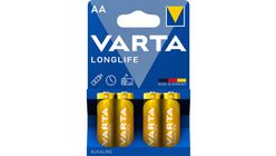 VARTA Longlife AA alkalické baterie | 4 kusy