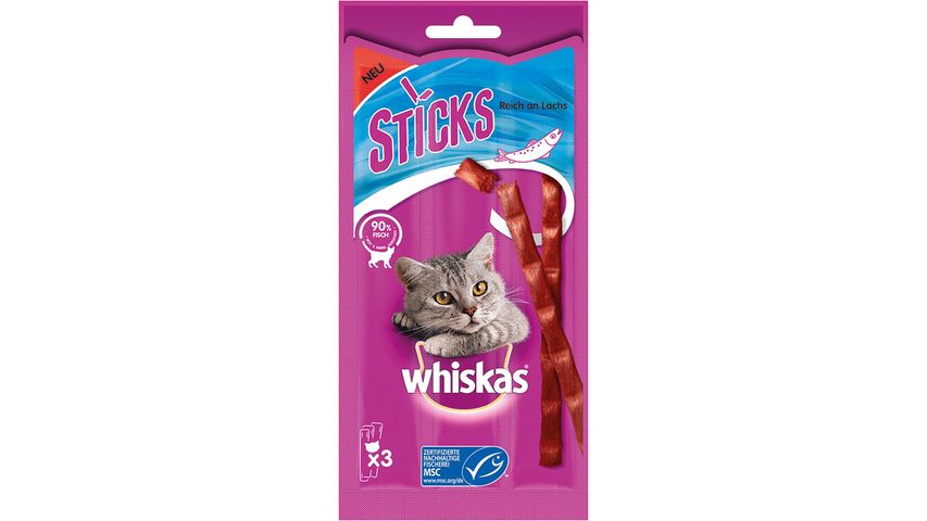 Whiskas Sticks Laks | 18g