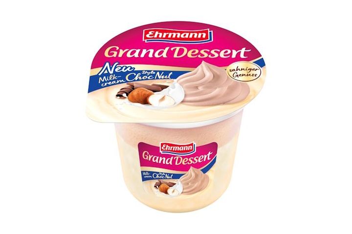 Ehrmann Grand Dessert tejszínes-mogyorós puding 190 g