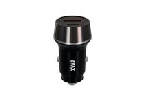 Avax CC304B Carly 38W Autós töltő USB-C (PD3.0)+USB-A (QC) fekete 1 db