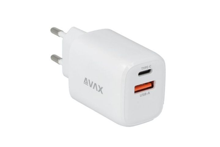 Avax CH320 Speedy Hálózati fali töltő USB + Type C, 20W 1 db