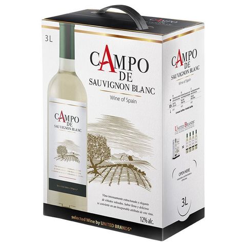 Campo de Chile Sauvignon Blanc BiB White Wine | 3 l