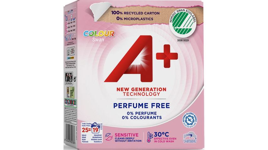 A+ Pulver Tvättmedel Sensitiv 725ml