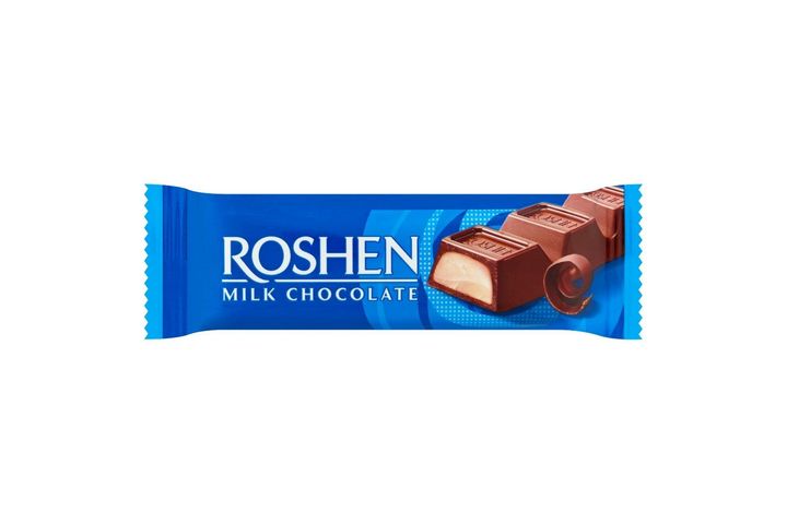 Roshen tejcsokoládé szelet crème brûlée töltelékkel 33 g
