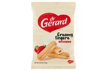 Dr Gerard Creamy Fingers epres ízű töltelékkel és tejszín ízű krémmel töltött piskóta 170 g