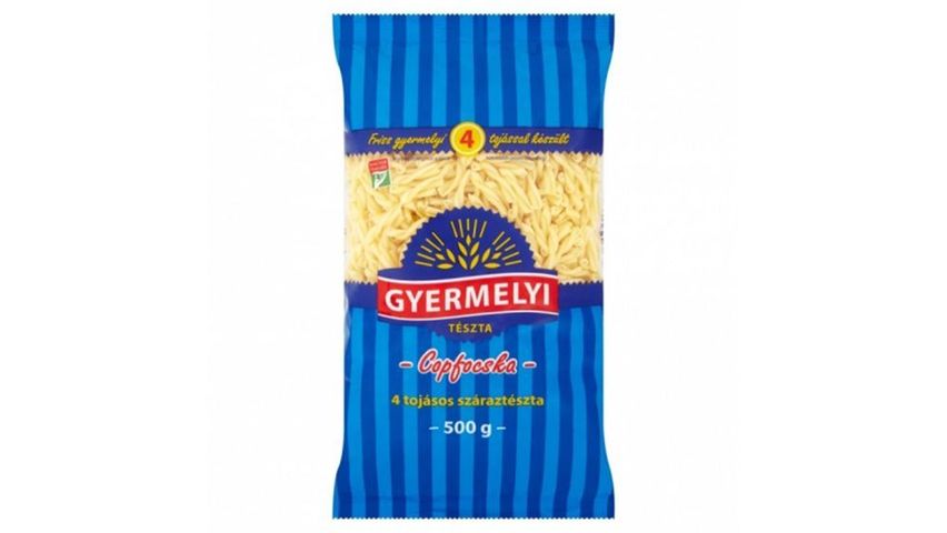 Gyermelyi copfocska 4 tojásos száraztészta 500 g