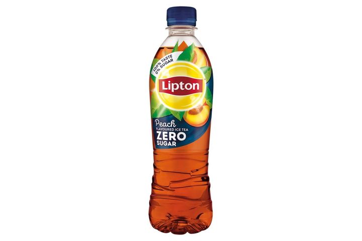 Lipton Ice Tea Zero Energy-Free Peach Flavoured Soft Drink with Black Tea Extract 500 ml