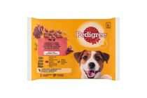 Pedigree Vegyes Válogatás teljes értékű nedves eledel felnőtt kutyák részére 4 x 100 g (400 g)