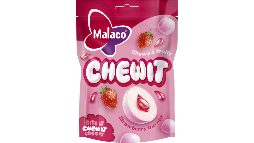 Malaco Chewit Strawberr 115g