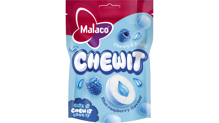 Malaco Chewit Blue Raspberry 115g