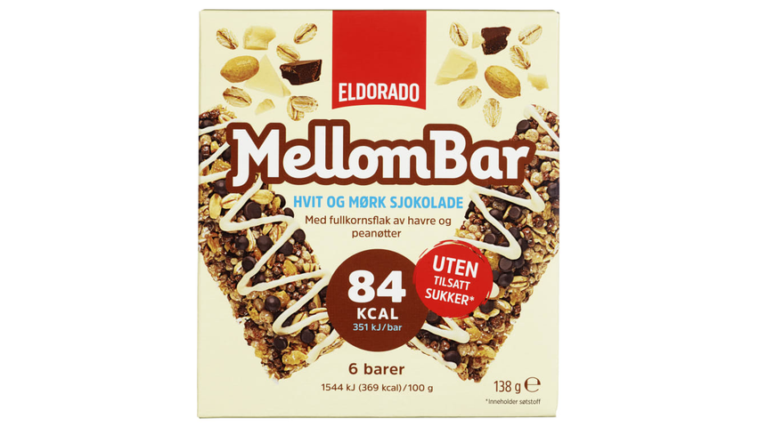 Eldorado Mellombar m/ Sjokolade Sukkerfri 6pk | 138g