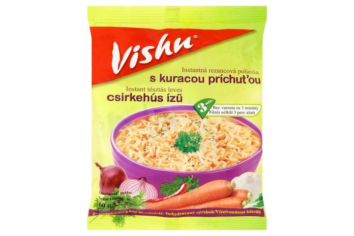Vishu csirkehús ízű instant tésztás leves 60 g