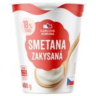 Karlova Koruna Smetana zakysaná 18 % tuku | 400 g